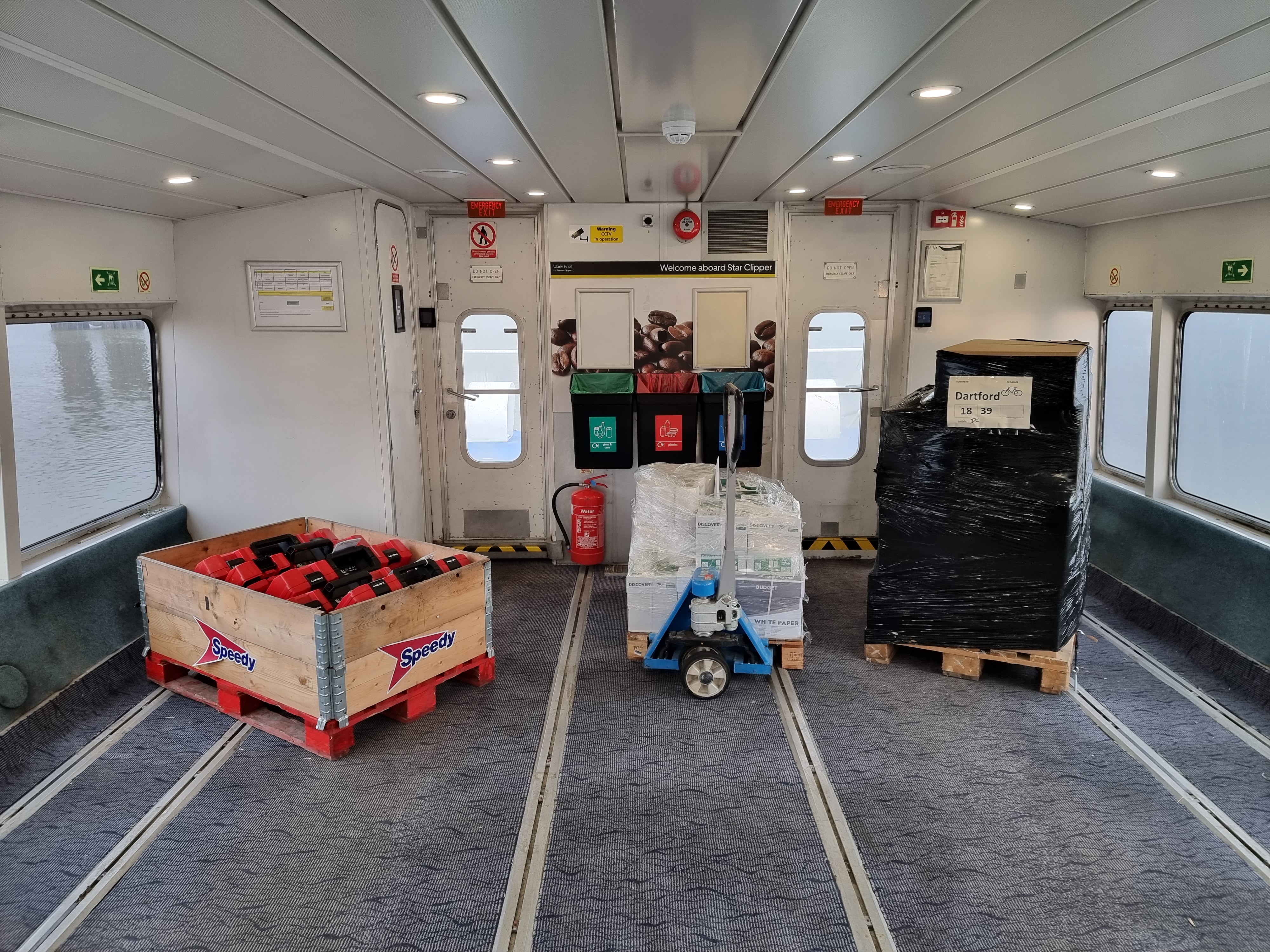 Parcels inside Star Clipper (1)